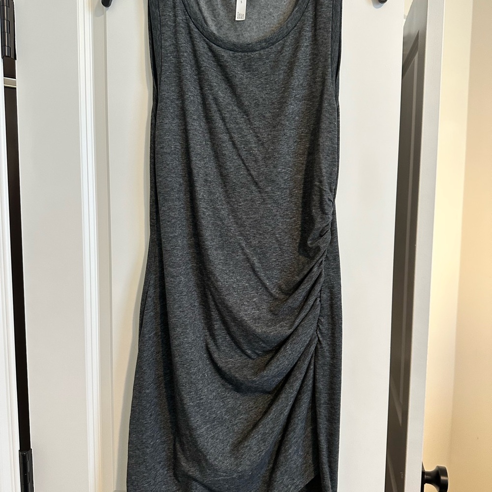 Leith Heather Gray Sleeveless Dress